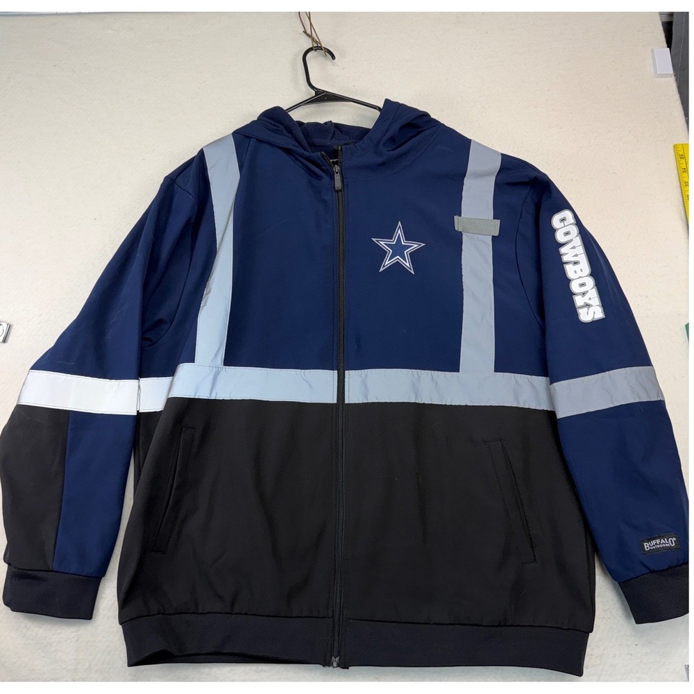 Buffalo Outdoors Dallas Cowboys NFL High-Vis Reflective Work Jacket Mens 2XL
